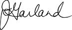 Jayne Garland signature