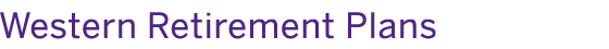 Western Retirement Plans