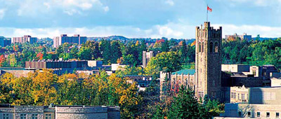 Campus view from the top