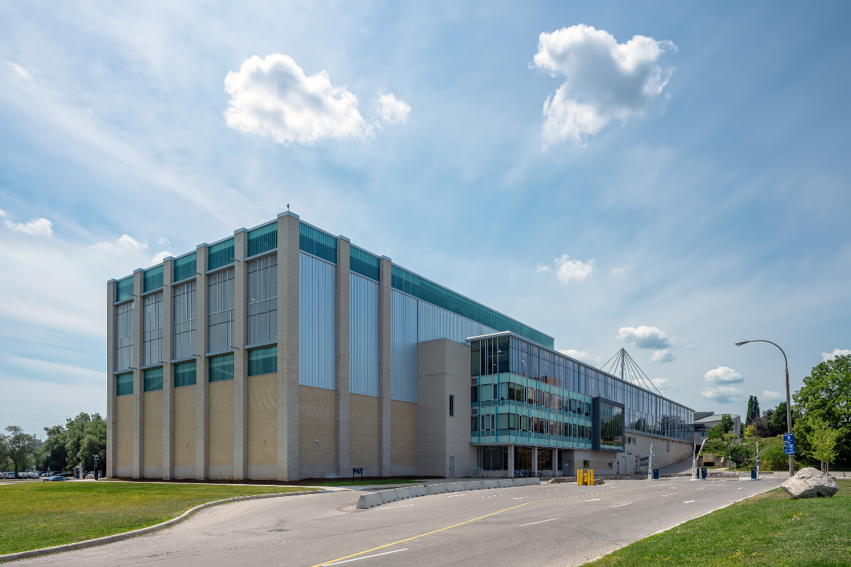 A modern-looking recreation centre.