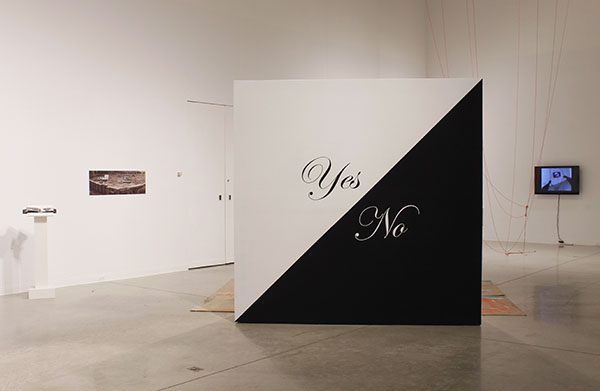 Yes/No installation view