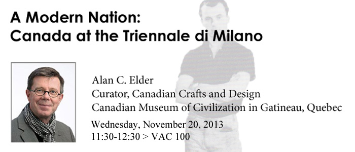 Alan C. Elder - Curator, Canadian Crafts and Design