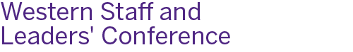 Western Staff and Leaders' Conference