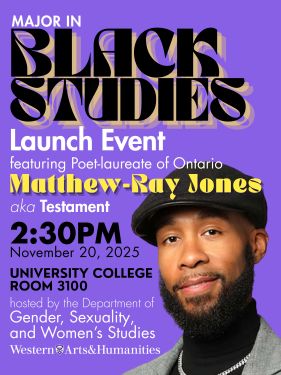 Black Studies Launch event poster