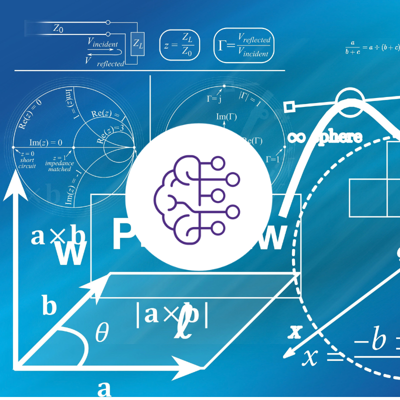 Icon of a brain and circuitry