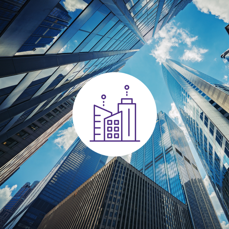 Icon of a smart city