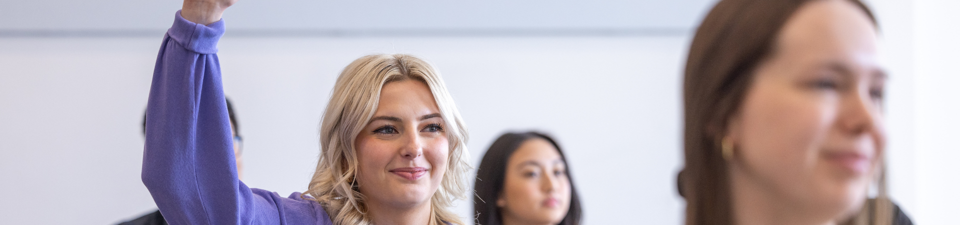 Students walking in the Beryl Ivey Garden