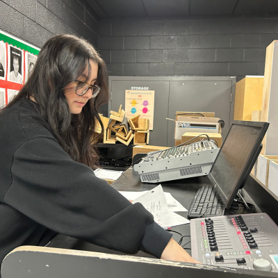 Narine on her internship as a High School Drama Assistant