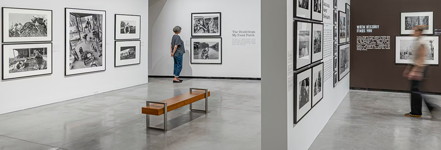 Installation view, Larry Towell: Boundaries. Curated by Sonya Blazek, 2025. Organized by the Judith and Norman Alix Art Gallery, The Corporation of the County of Lambton.