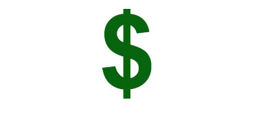 Dollar sign for finance and forms