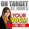 On Target on VOCM logo
