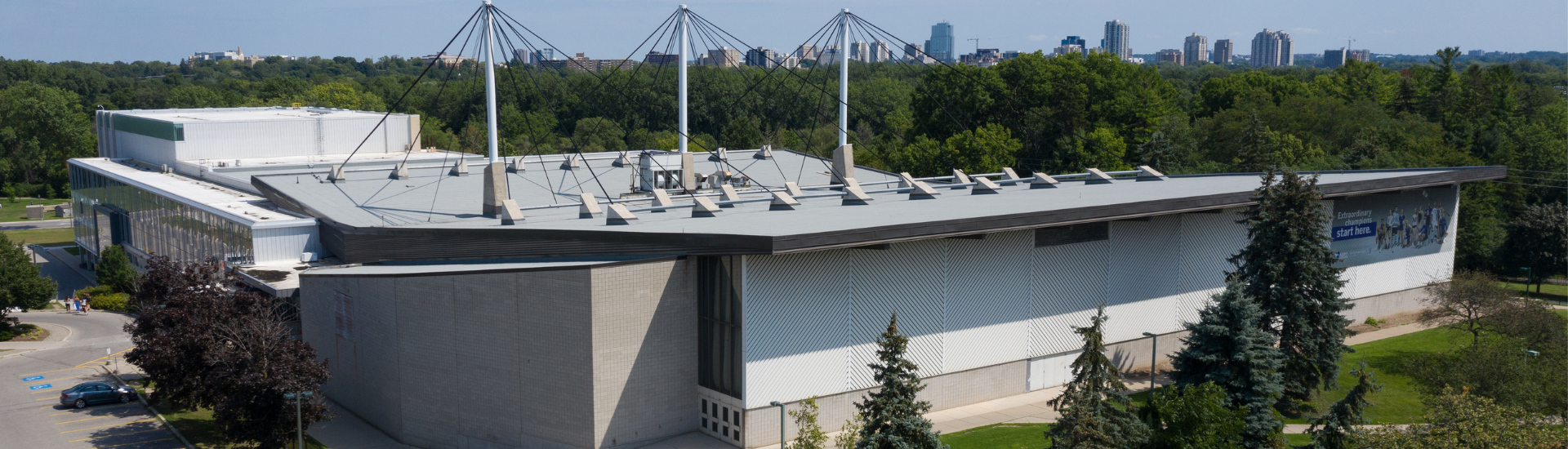 Rec Centre and TRAC panoramic view
