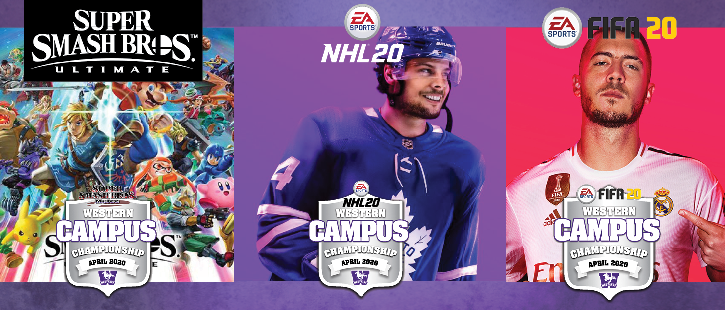 smash bros, nhl 20, FIFA 20 esports graphics