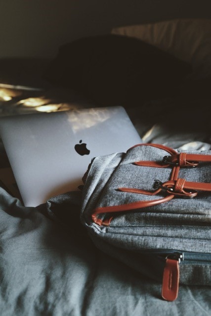 Bag and laptop 