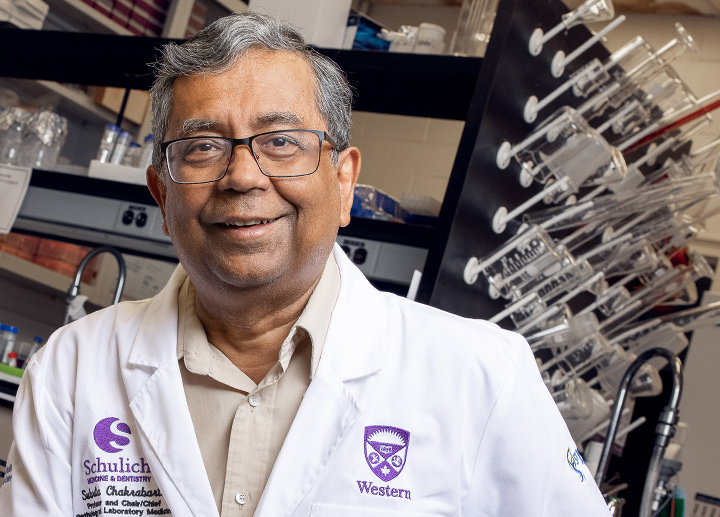 Distinguished University Professor award recipient Subrata Chakrabarti.