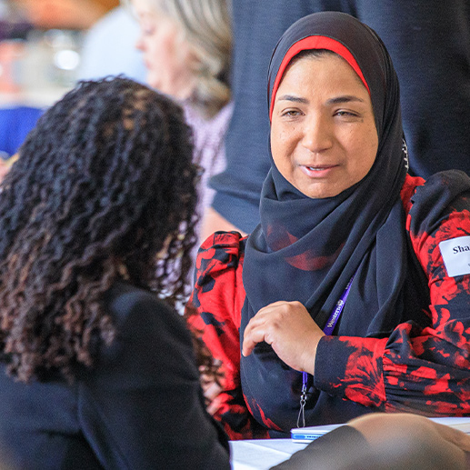 A leader participates in Western's Leaders Forum.