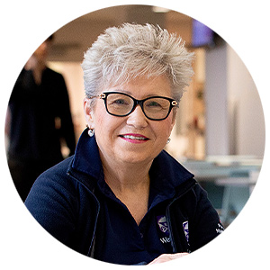 Photo of caretaker Barbara.