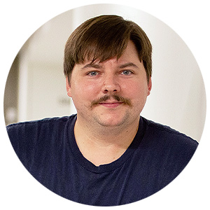 Photo of caretaker Zach.