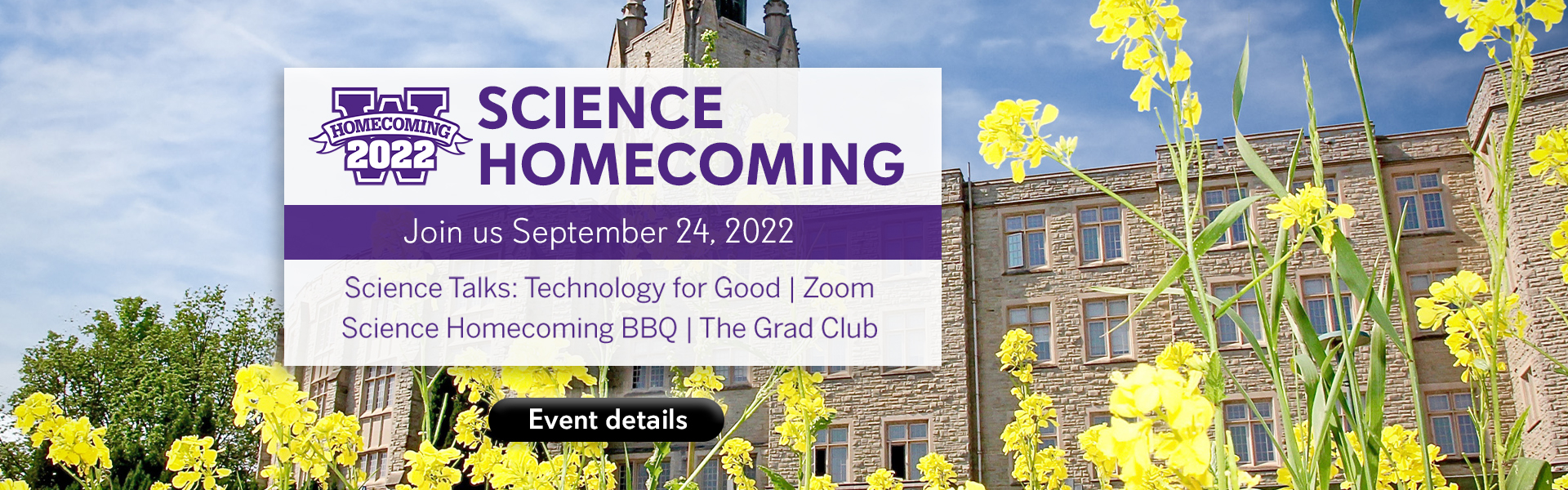Western Science Homecoming Event Details