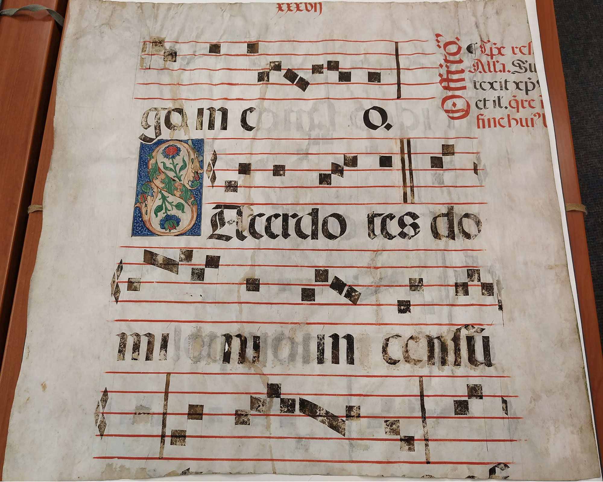 gregorian chant manuscipt