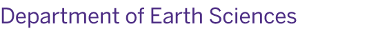 Department of Earth Sciences