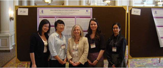  Brie Yama, Su Yuan, Dr. Karen Campbell, Erin Graves and Amrita Roy at CSEB 2009