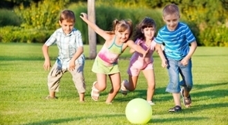 children playing