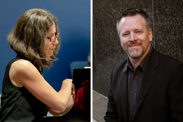 Erika Crinò and Brett Kingsbury, piano