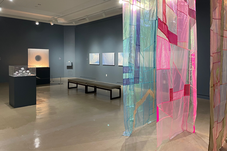 Installation view of Atmospheric Shifts