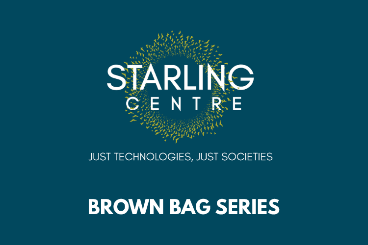 Starling Centre Logo on green background with the title Brown Bag Series