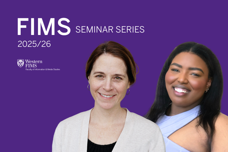Headshot of Erin Isings and Josiane N'tchoreret-Mbiamany on a Western purple background