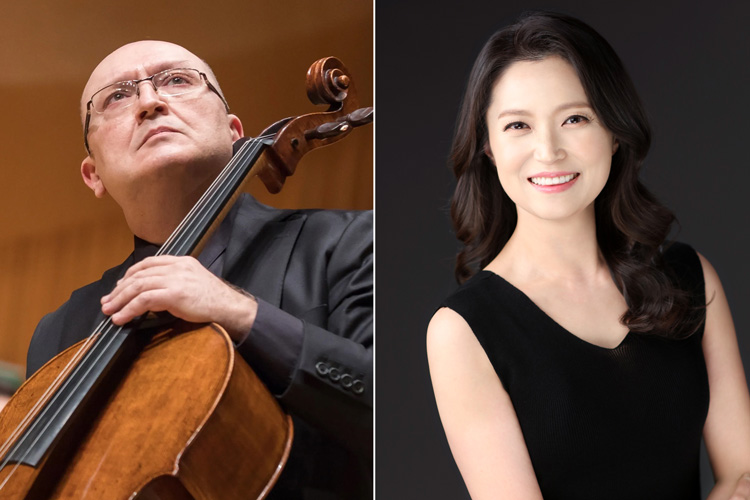 Suren Bagratuni, cello, and Kyung Kim, piano