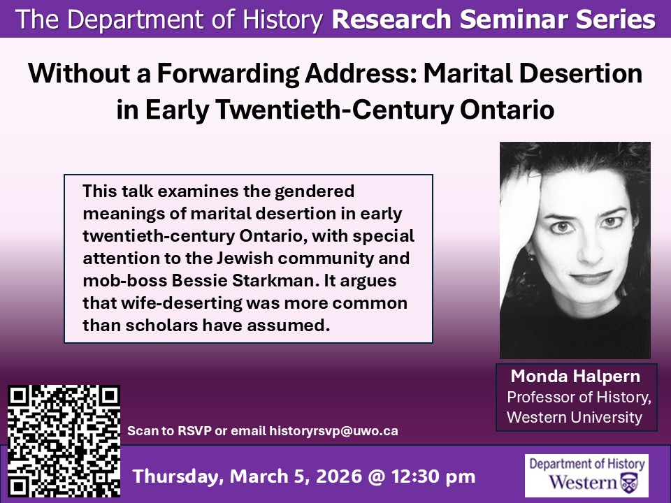 Research Seminar Series - Professor Monda Halpern