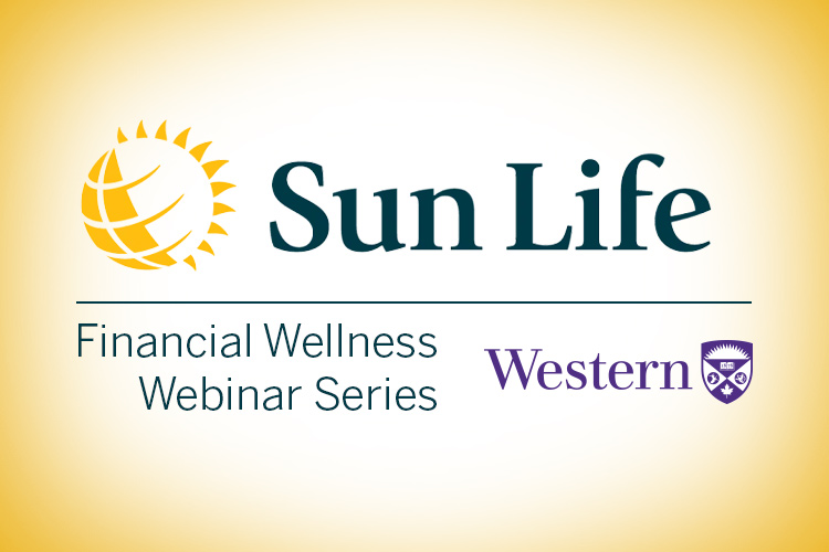 image of Western and Sun Life logos for the Financial Wellness Webinar Series