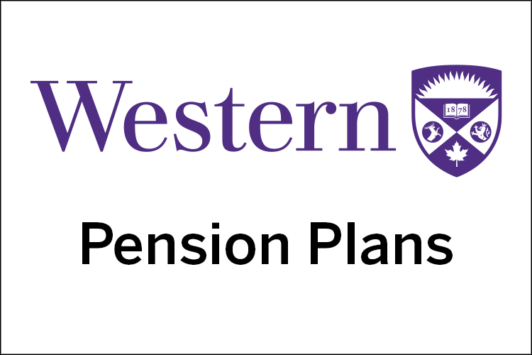 Image of Western crest and words Pension Plans
