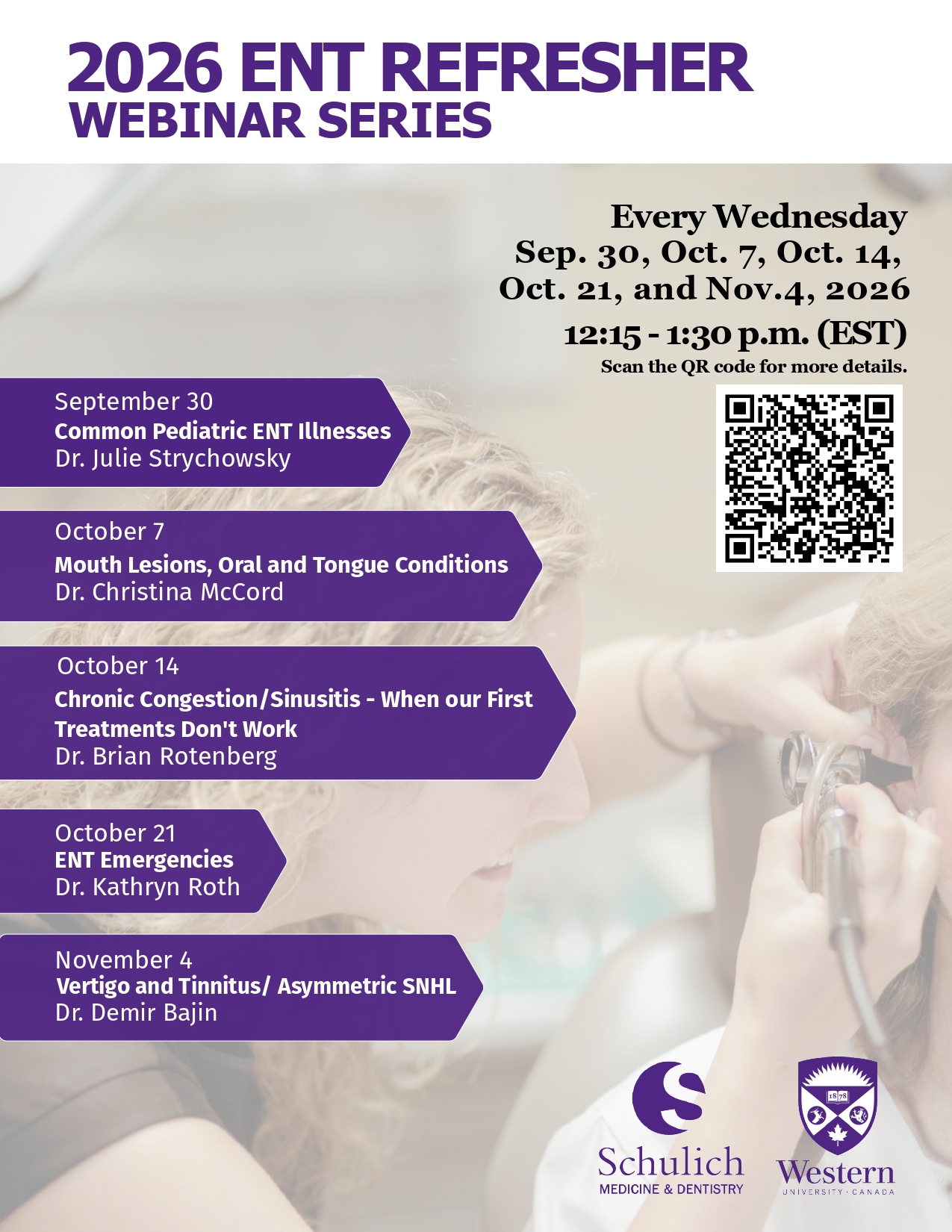 2026 ENT Refresher Webinar Series