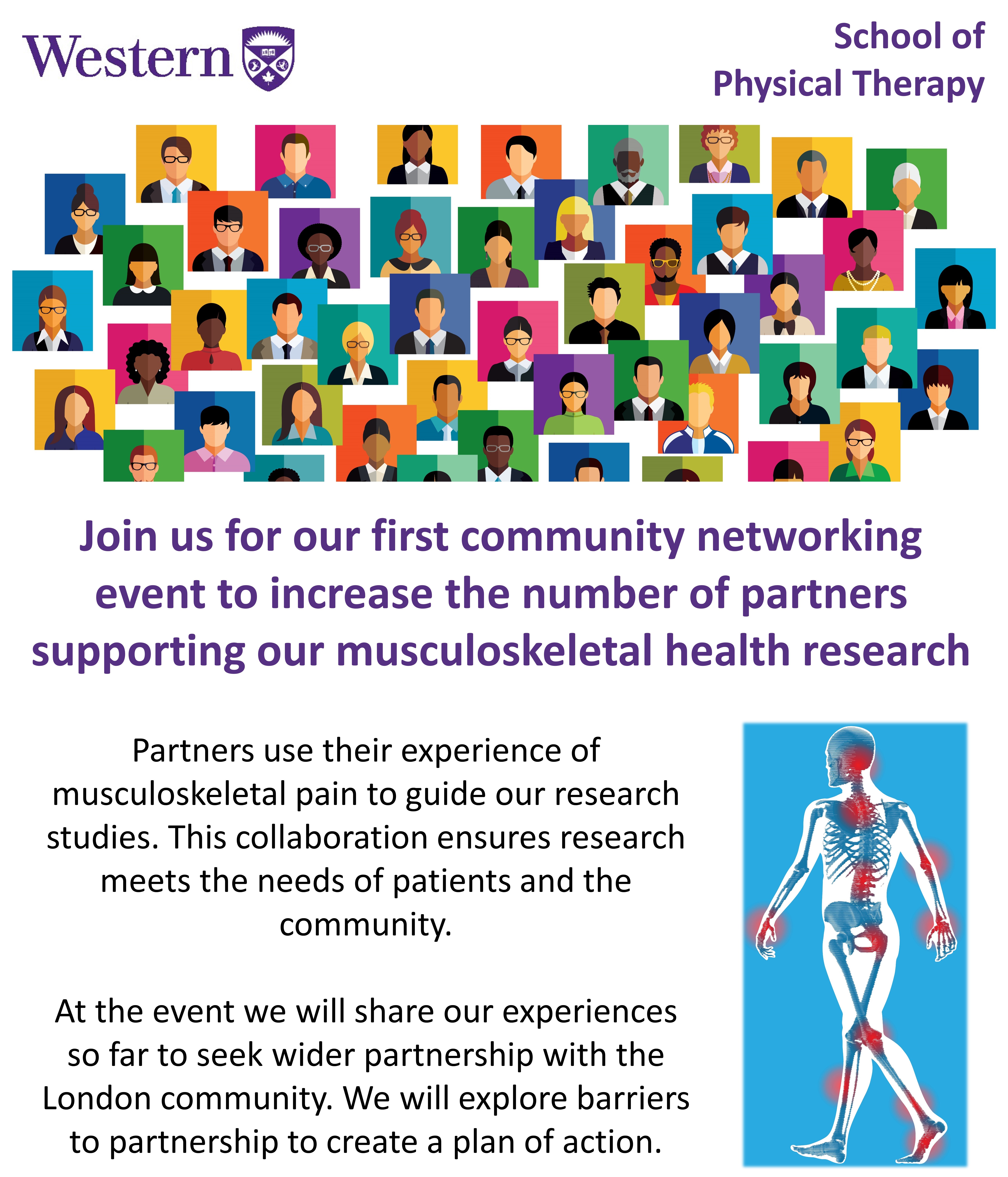 Community networking event flyer
