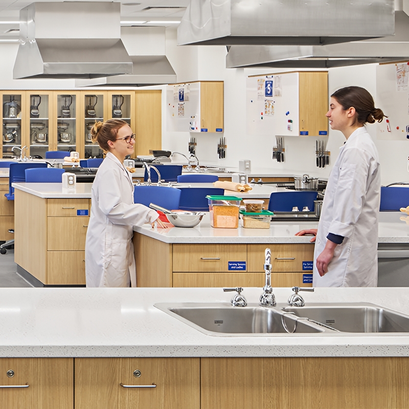 Students in one of our teaching facilities.