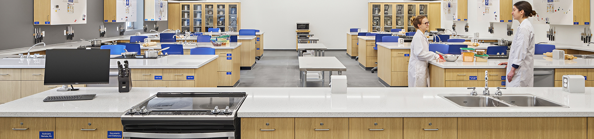 Students in one of our teaching facilities.