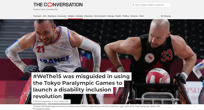 article heading