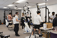 Kinesiology Lab with Equipment and People