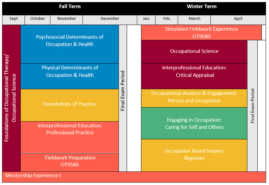 Year 1 - Fall and Winter