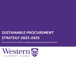 Sustainable Procurement Strategy