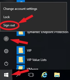 Remote Desktop Sign Out