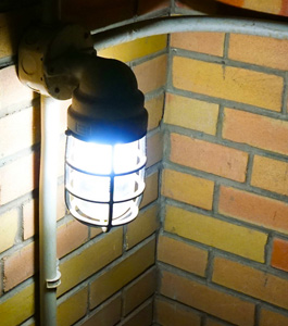 Great picture of a lamp in Middlesex College from FM's Flickr account