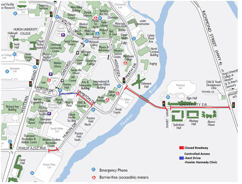 WesternU O-Week Road Closures - Football Games