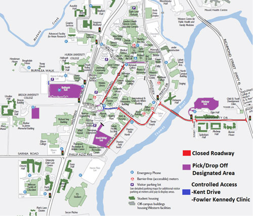 WesternU O-Week Road Closures