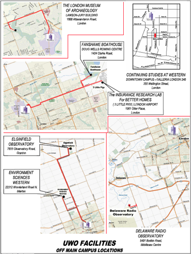 UWO Campus Map