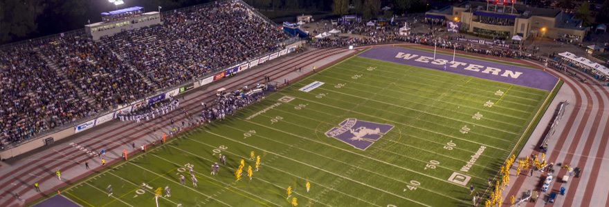 aerial view of stadium prior to construction