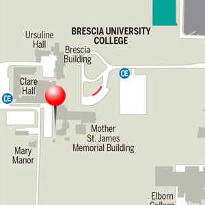 building on map